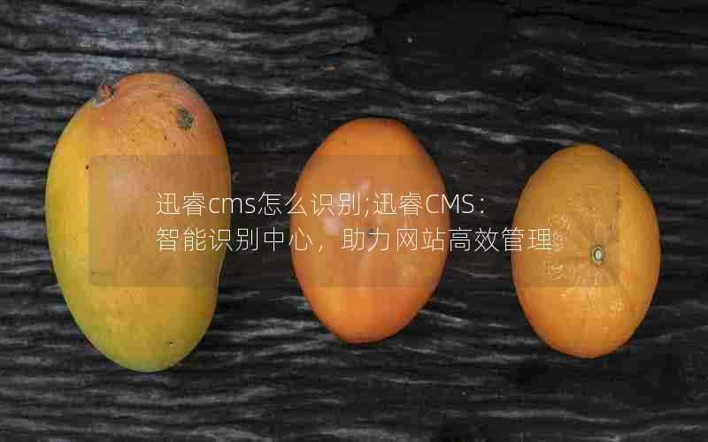 迅睿cms怎么识别;迅睿CMS:智能识别中心,助力网站高效管理