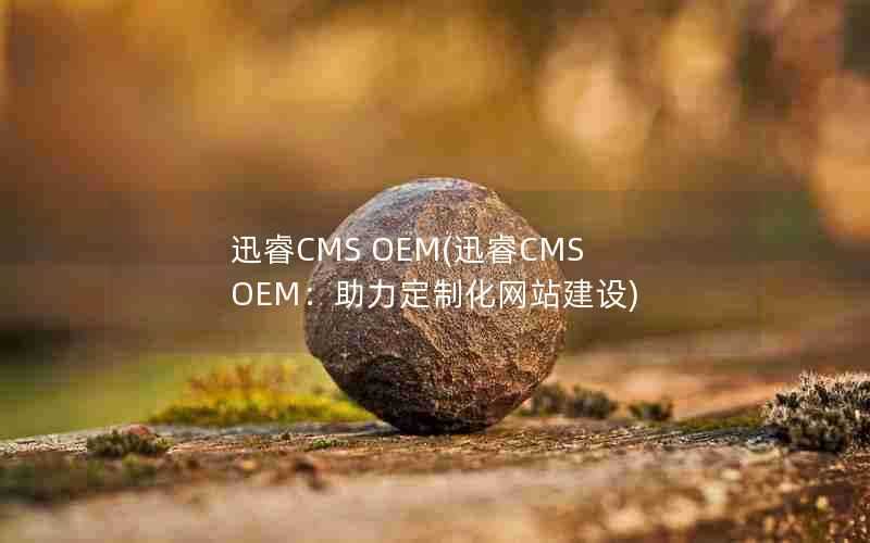 迅睿CMSOEM(迅睿CMSOEM:助力定制化网站建设)