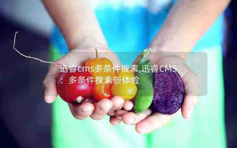 迅睿cms多条件搜索,迅睿CMS:多条件搜索新体验