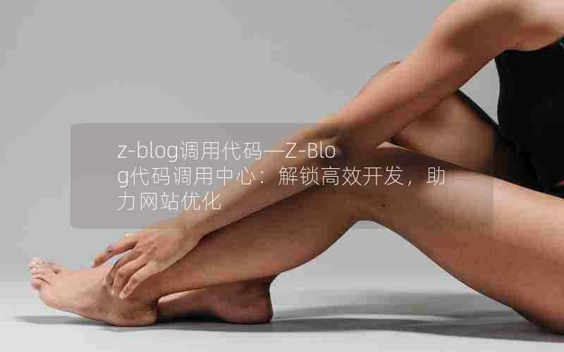 z-blog调用代码—Z-Blog代码调用中心:解锁高效开发,助力网站优化