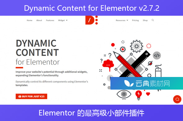 Dynamic Content for Elementor v2.7.2 – Elementor 的最高级小部件插件