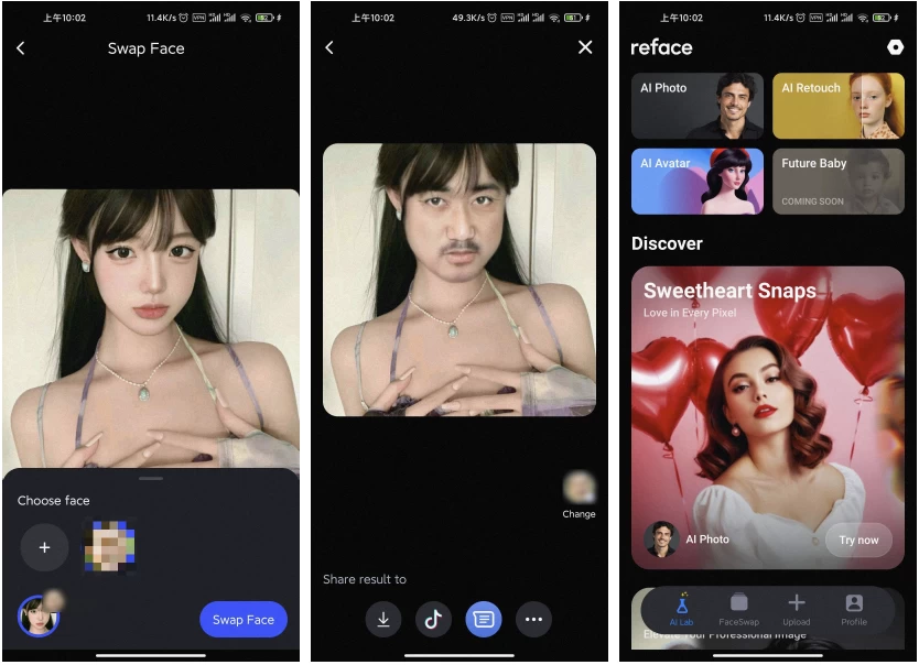 Reface AI换脸视频 AI换脸图片 v5.17.0 专业版