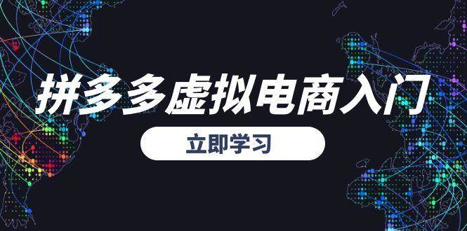 拼多多虚拟电商入门，精准选品方法论，无货源模式起盘技巧