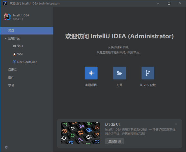 Jetbrains IntelliJ IDEA(Java集成开发环境) 2024.3.5 直装激活版