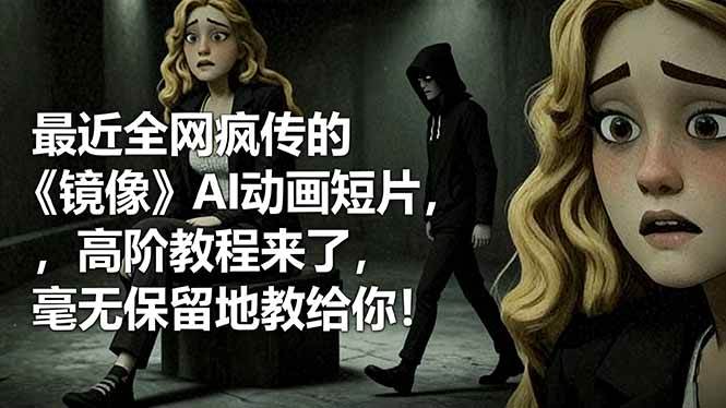 最近全网疯传的《镜像》AI动画短片，高阶教程来了，毫无保留地教给你！