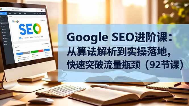 Google SEO进阶课：从算法解析到实操落地，快速突破流量瓶颈