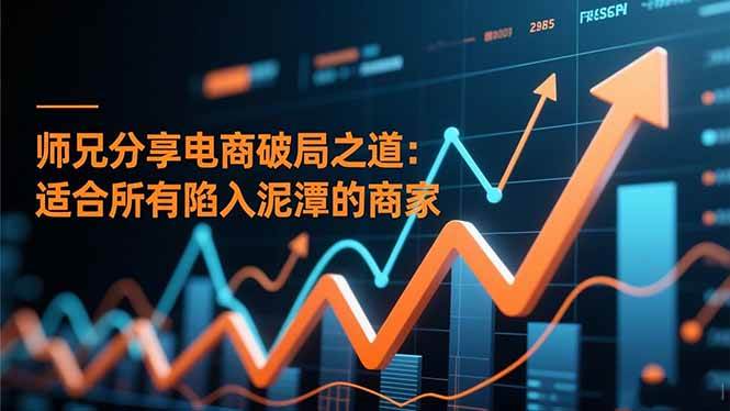 师兄分享电商破局之道：适合所有陷入泥潭的商家