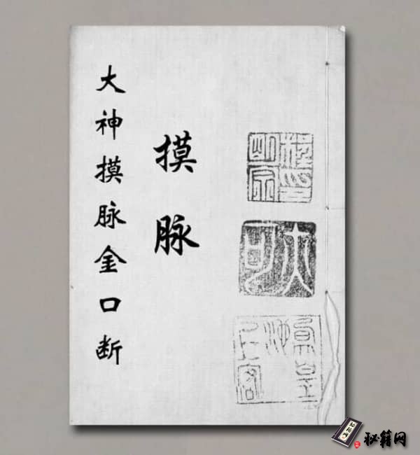 《大神摸脉金口诀》