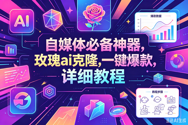 玫瑰克隆工具，一键ai神器，爆款工具，自媒体必备，60多个功能，的详细教程